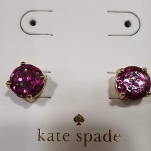 Kate Spade pink stud earrings